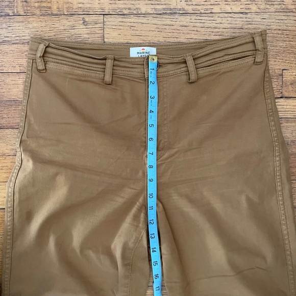 Marine Layer Bridget Wide Leg Crop Pant Copper/BrownSize 8 - Picture 7 of 9